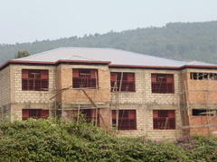 Girls
                  dormitory progress as at July 2013
